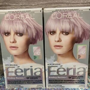 SALE 💰 L'Oreal Feria Smokey Pastels P12 Permanent Hair Color - Pastel Lavender